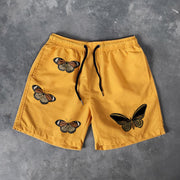 Butterfly retro swimming trunks casual street shorts