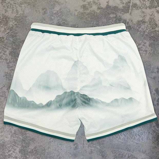 Fashion Art Casual Mesh Shorts