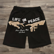Hip-Hop Personality Retro Pattern Street Shorts