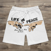 Hip-Hop Personality Retro Pattern Street Shorts