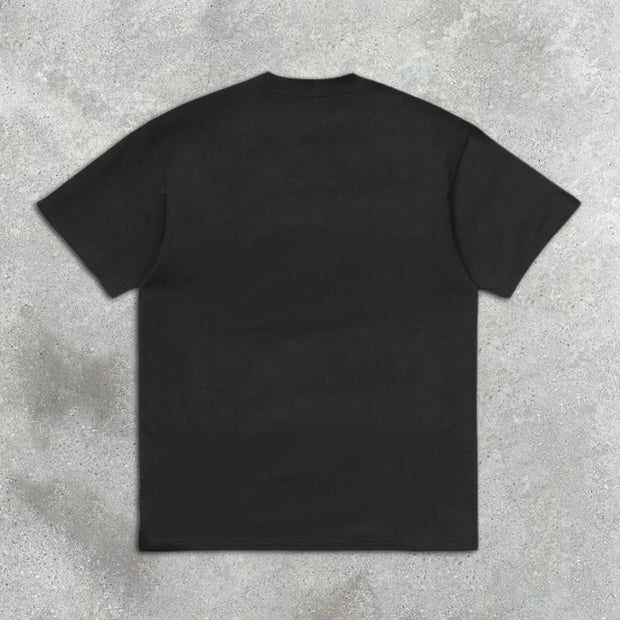 Skull Graphic Print Short Sleeve T-Shirt