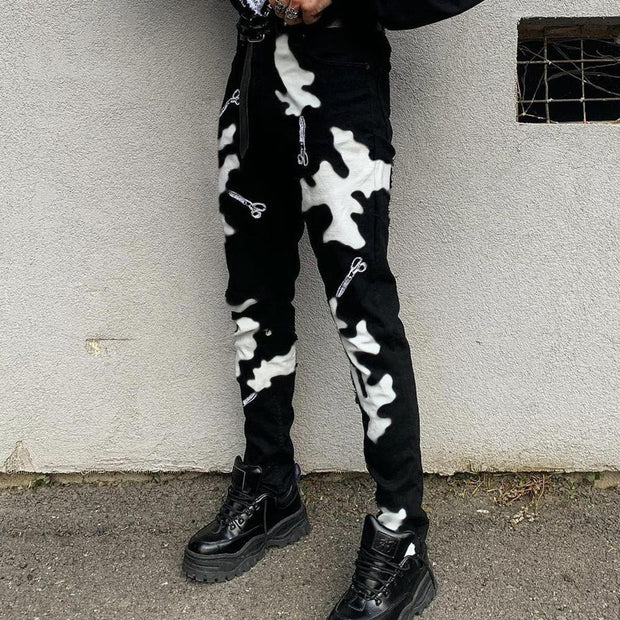 Personalized street split trousers