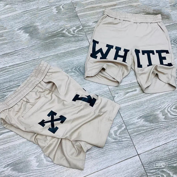 Letter fashion personality printed shorts