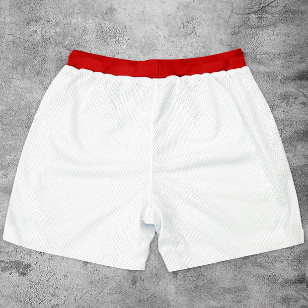 Trendy Personalized Print Sports Mesh Shorts