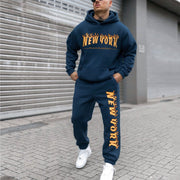 Retro personality letter pattern sports trousers
