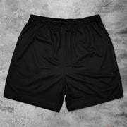 Personality Trendy Brand Print Mesh Shorts