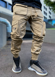Men's reflective running sports and leisure overalls