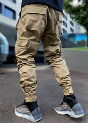Men's reflective running sports and leisure overalls