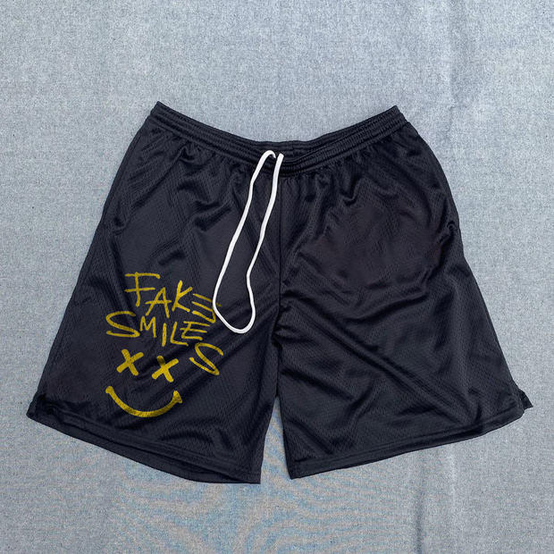 Personalized street print shorts