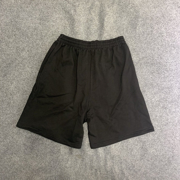 Retro butterfly print casual shorts street style