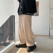 Loose casual straight wide-leg trousers