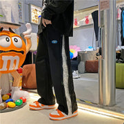 Sports casual pants buttoned trousers