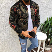 Men's slim printed jacket