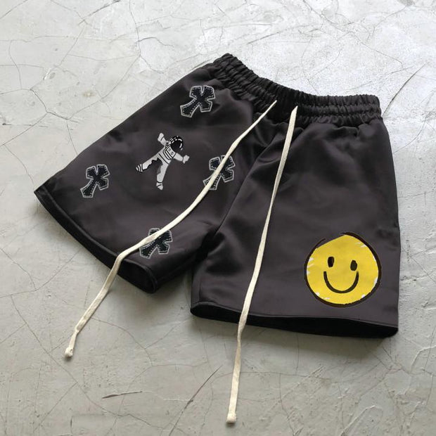 Astronaut Cross Personalized Print Casual Shorts