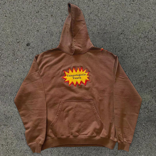 Skeleton soldier casual street hoodie