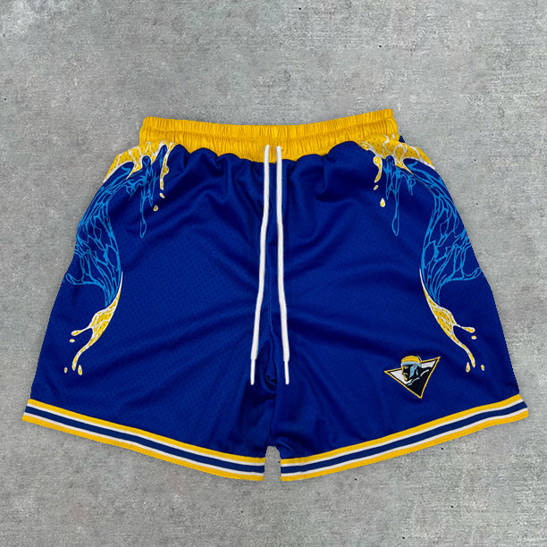 Stylish Preppy Splash Shorts