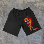 Funny Skeleton Fashion Athleisure Shorts