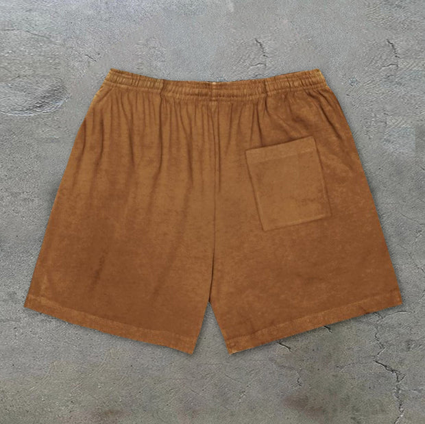 Retro fashion trendy casual shorts