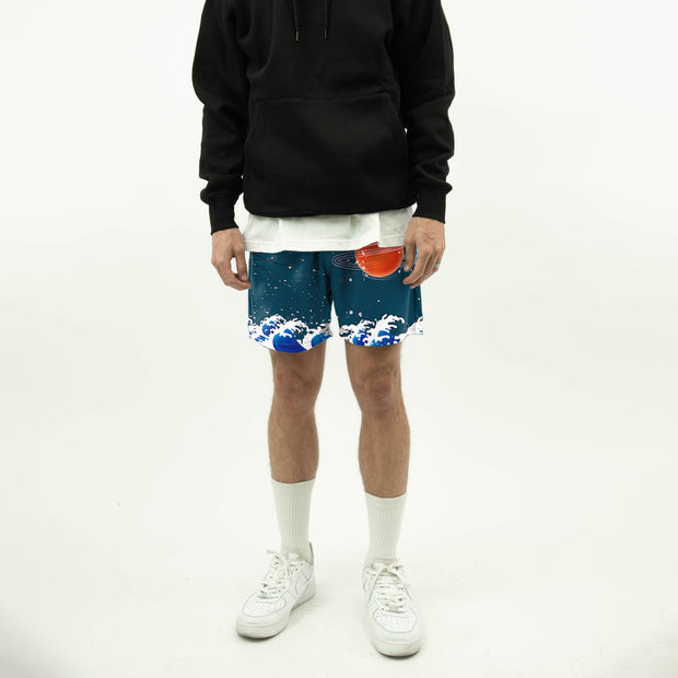 Art Retro Casual Street Sports Shorts