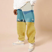 Men's trousers casual sports trend graffiti trousers