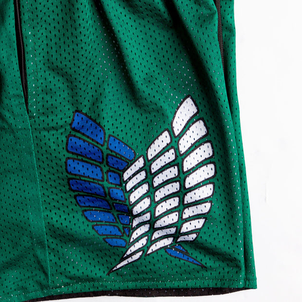 Personality Trendy Casual Mesh Shorts