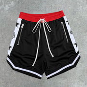 Men's mesh fitness sports shorts