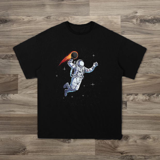 Astronaut print street style T-shirt