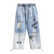 Loose straight leg slacks jeans
