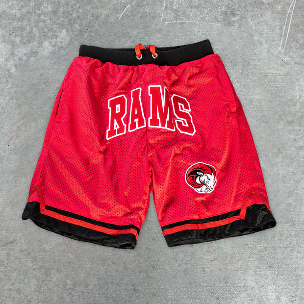 Fashion casual print preppy track shorts