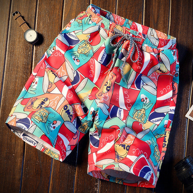 Fashion casual beach pants loose shorts