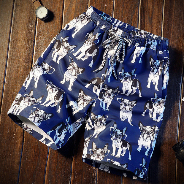 Fashion casual beach pants loose shorts