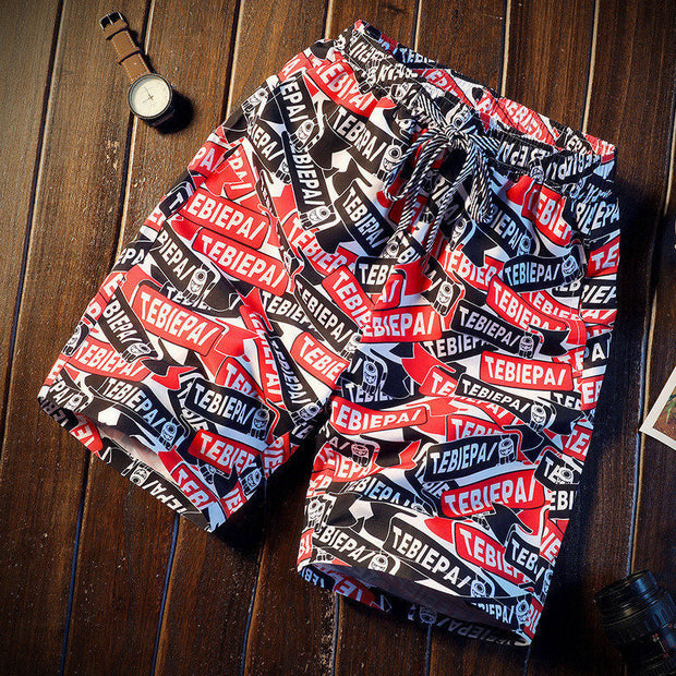 Fashion casual beach pants loose shorts