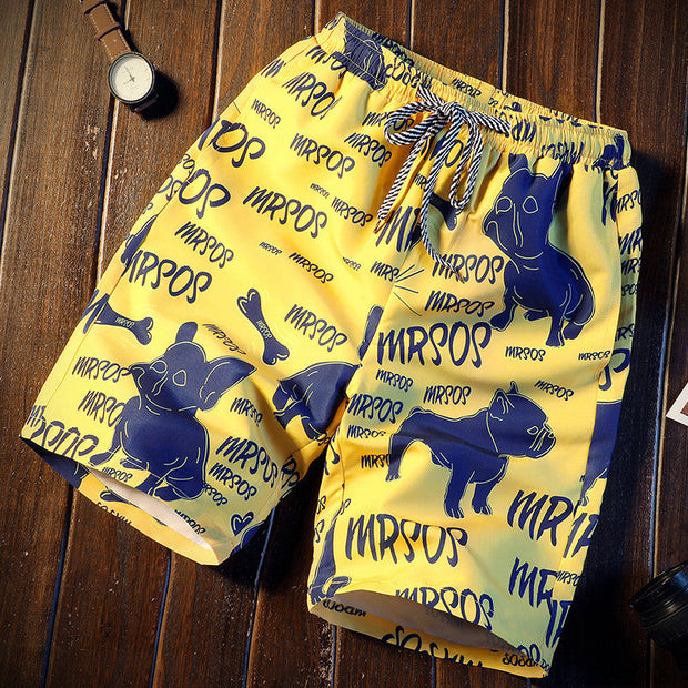 Fashion casual beach pants loose shorts