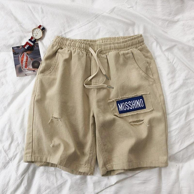Fashion Workwear Shorts Straight Leg Casual Pants