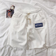 Fashion Workwear Shorts Straight Leg Casual Pants