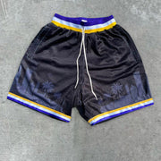 Fashion City Reflection Print Track Shorts