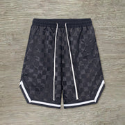 Personalized casual plaid shorts
