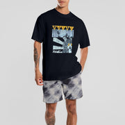 Personalized casual tie-dye pants printed T-shirt set