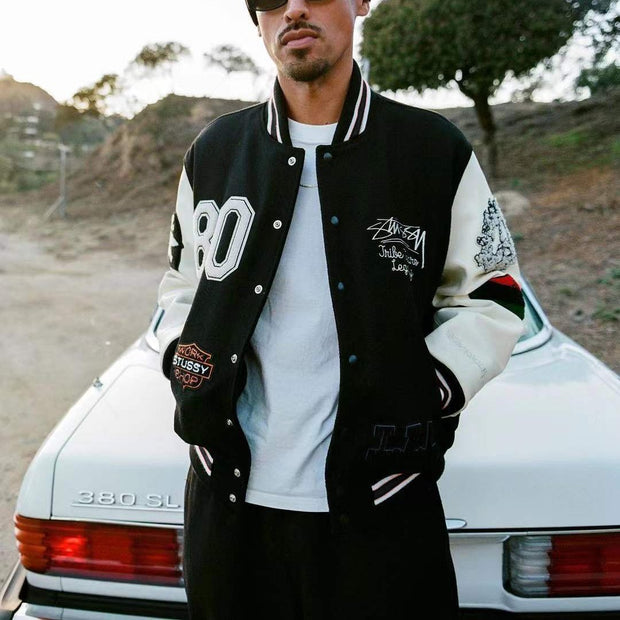 Casual home sports street baseball jacket