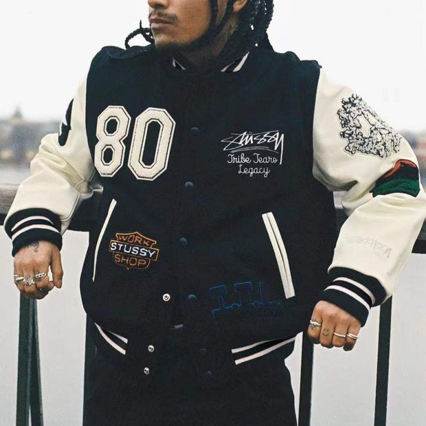 Casual home sports street baseball jacket