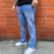Tie-dye Printed Flared Pants