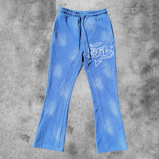 Tie-dye Printed Flared Pants
