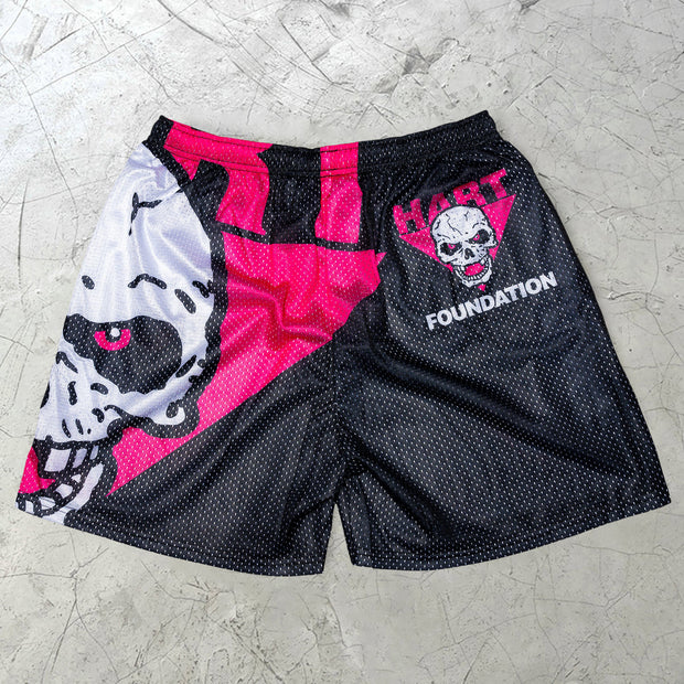 Fashion Skull Personality Retro Street Shorts