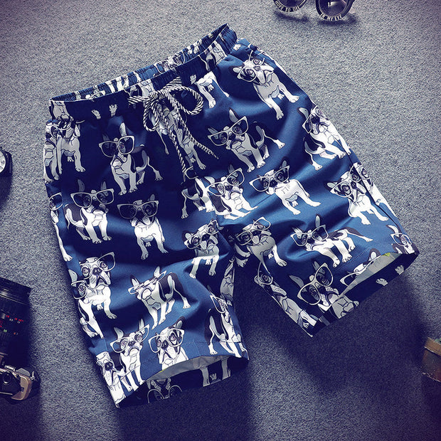 Fashion vacation leisure beach loose couple shorts