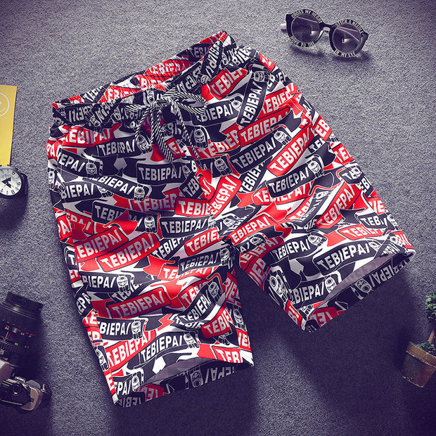 Fashion vacation leisure beach loose couple shorts