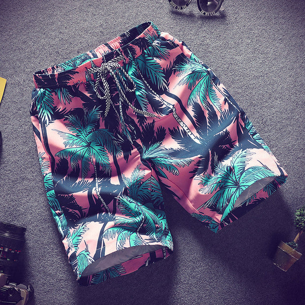 Fashion vacation leisure beach loose couple shorts