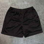 New York Peace Print Mesh Shorts