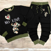 Street sweatshirt casual long-sleeved casual trousers sports suit