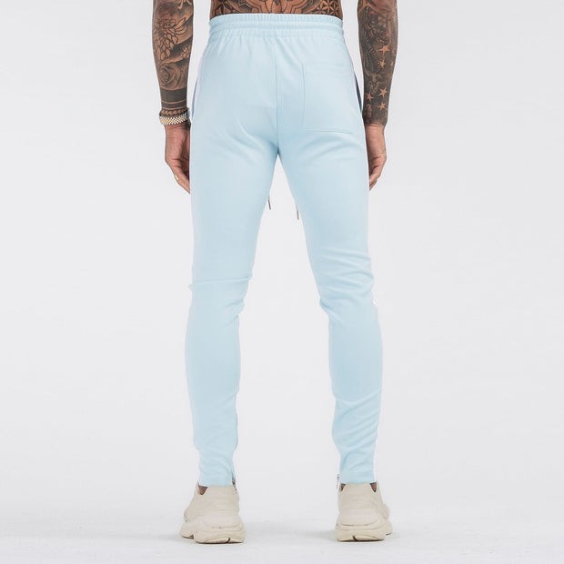 Fashion casual sports color block trousers