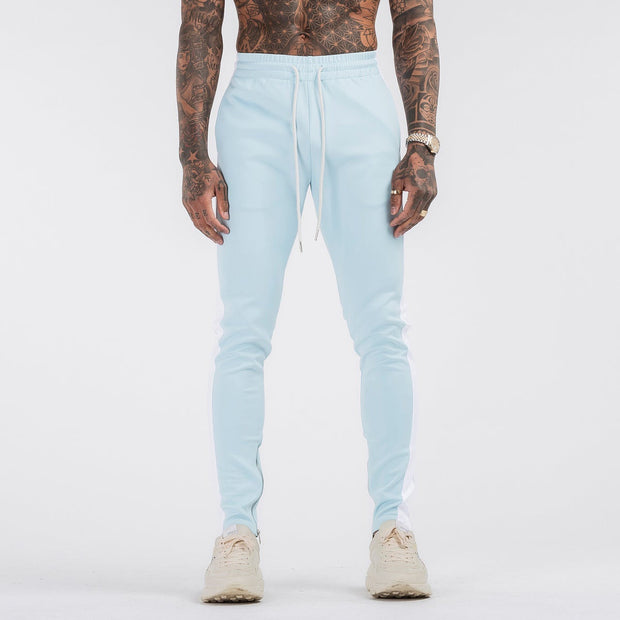 Fashion casual sports color block trousers